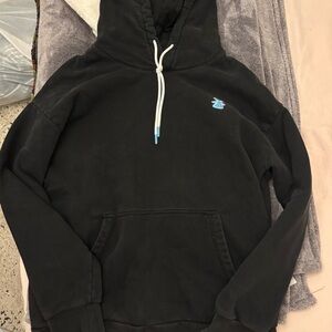 Dutch Bros Black Hoodie with Blue Accent